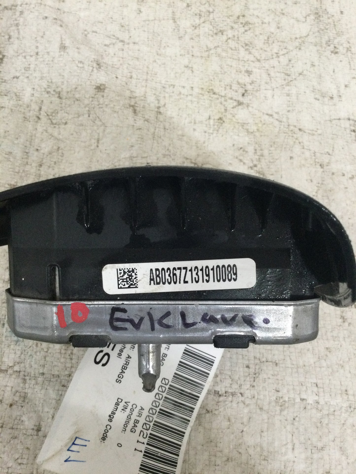 2010 Buick Enclave Driver Steering Wheel Airbag