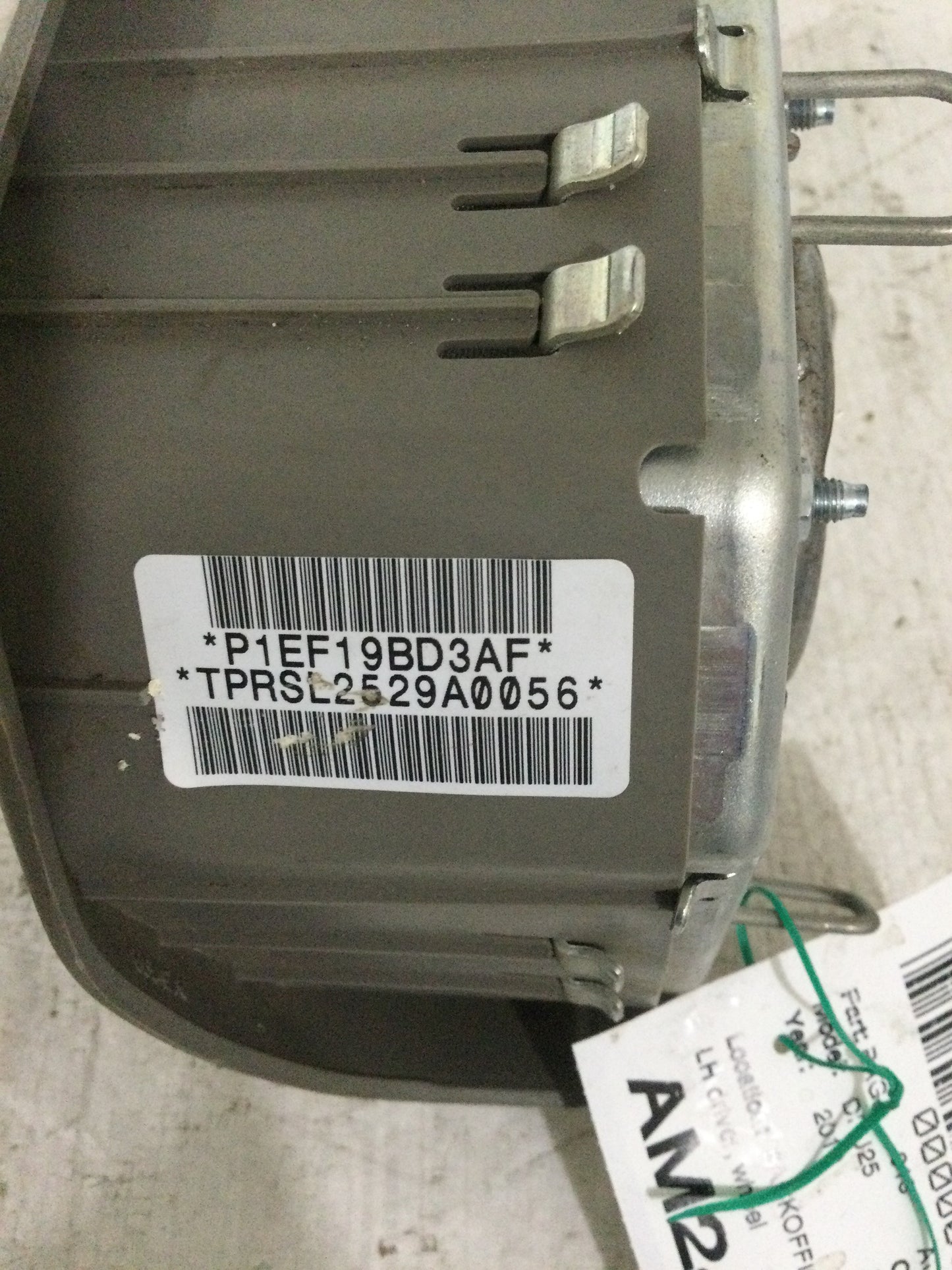 2010 DODGE RAM 2500 DRIVER WHEEL AIRBAG