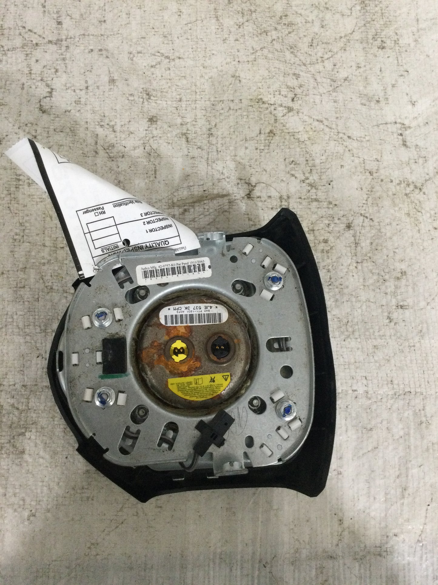 2015 DODGE JOURNEY DRIVER WHEEL AIRBAG