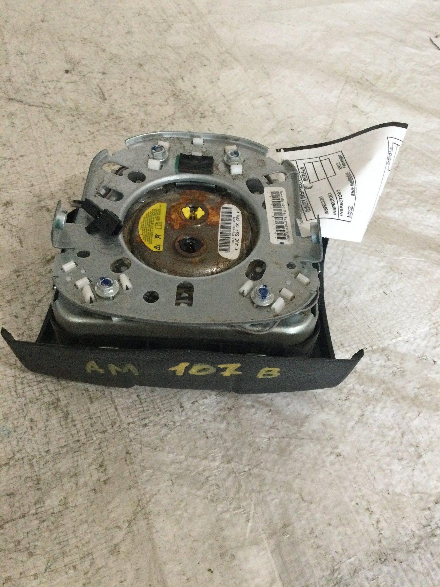 2015 DODGE JOURNEY DRIVER WHEEL AIRBAG