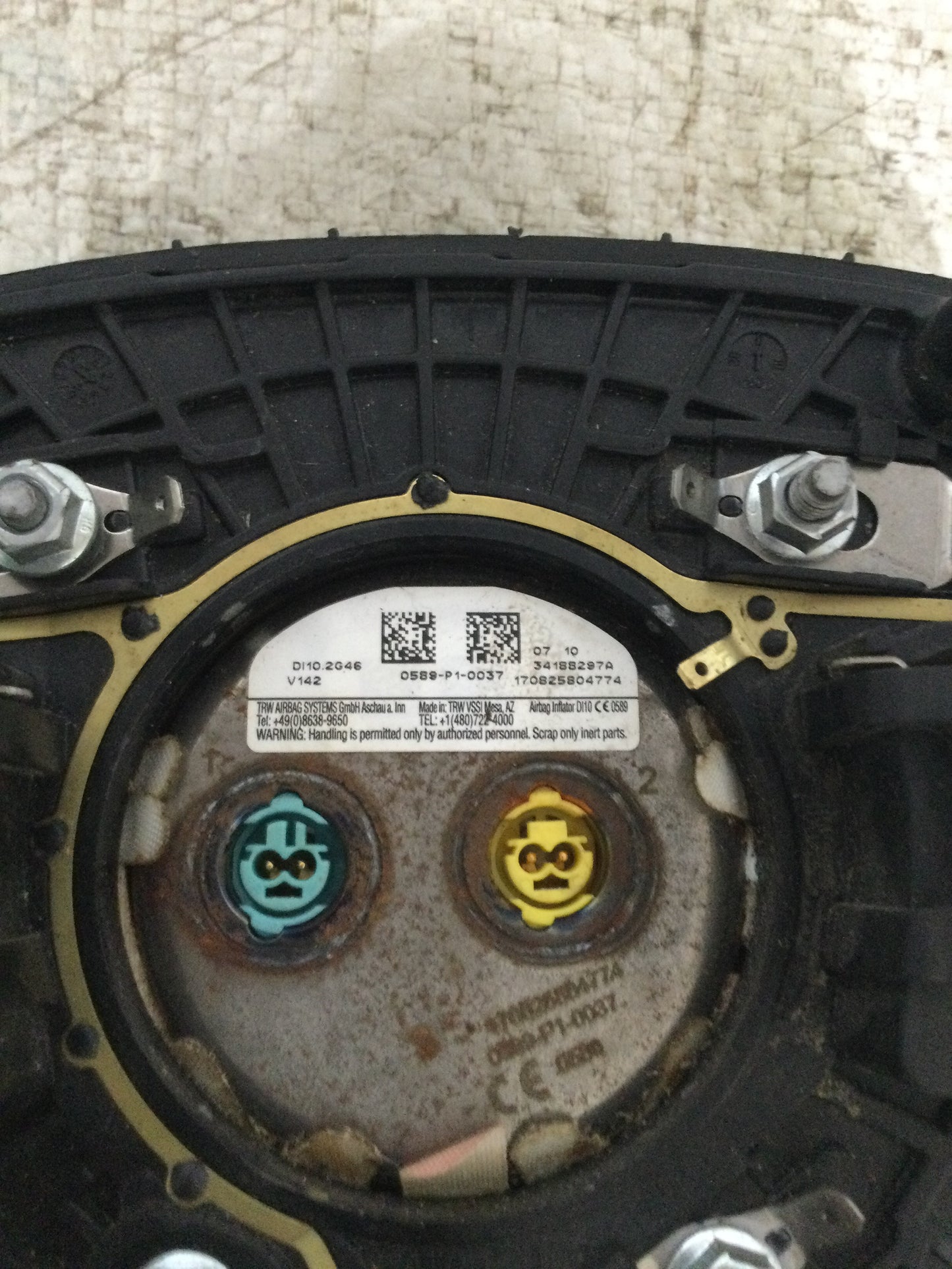 2017 FORD Escape DRIVER WHEEL AIRBAG