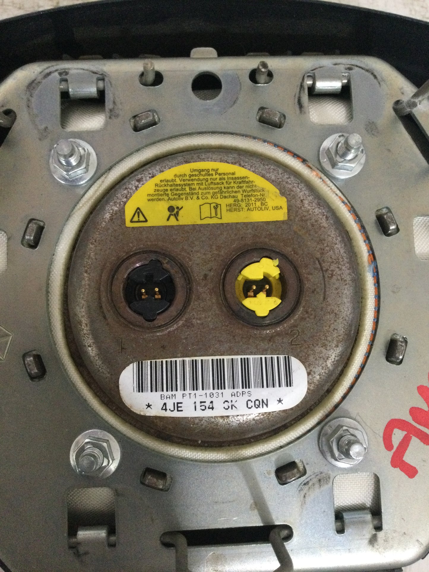 2013 GMC Sierra 1500 Air Bag Wheel Driver