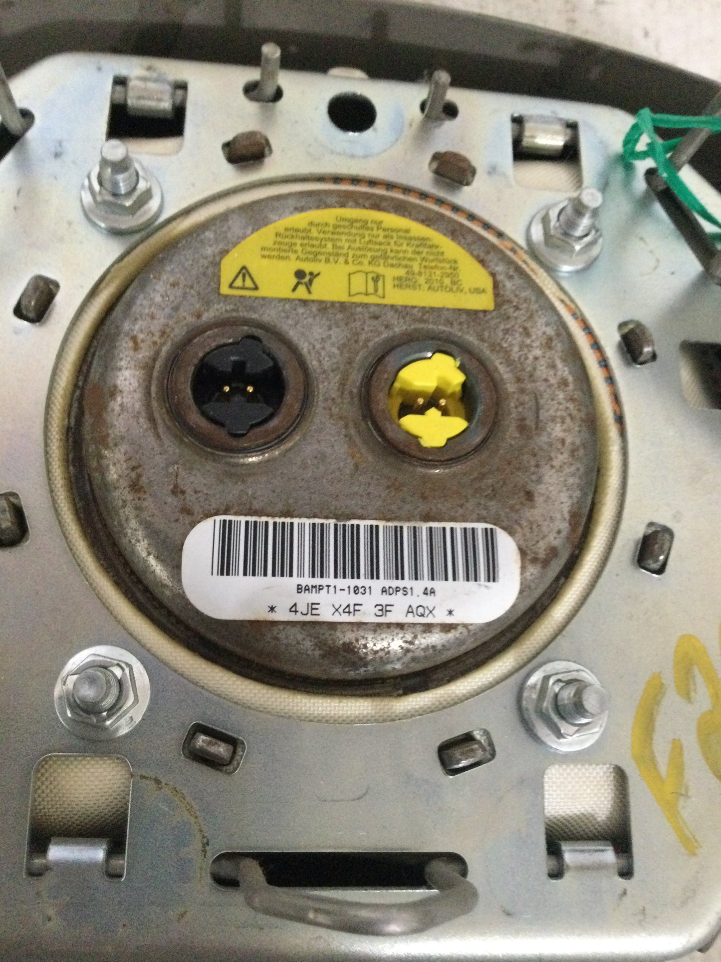 2010 DODGE RAM PICKUP 2500 DRIVER WHEEL AIRBAG