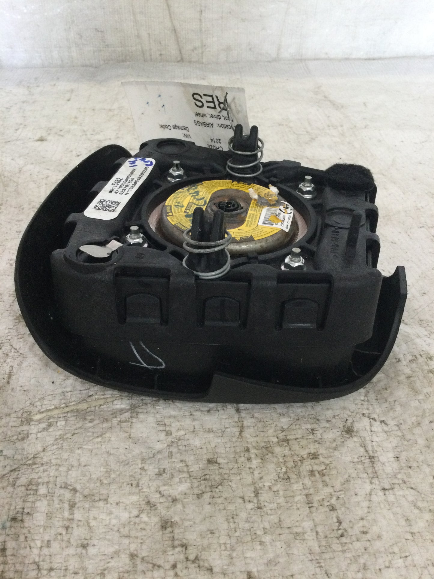 2014 CHEVROLET CRUZE DRIVER WHEEL AIRBAG