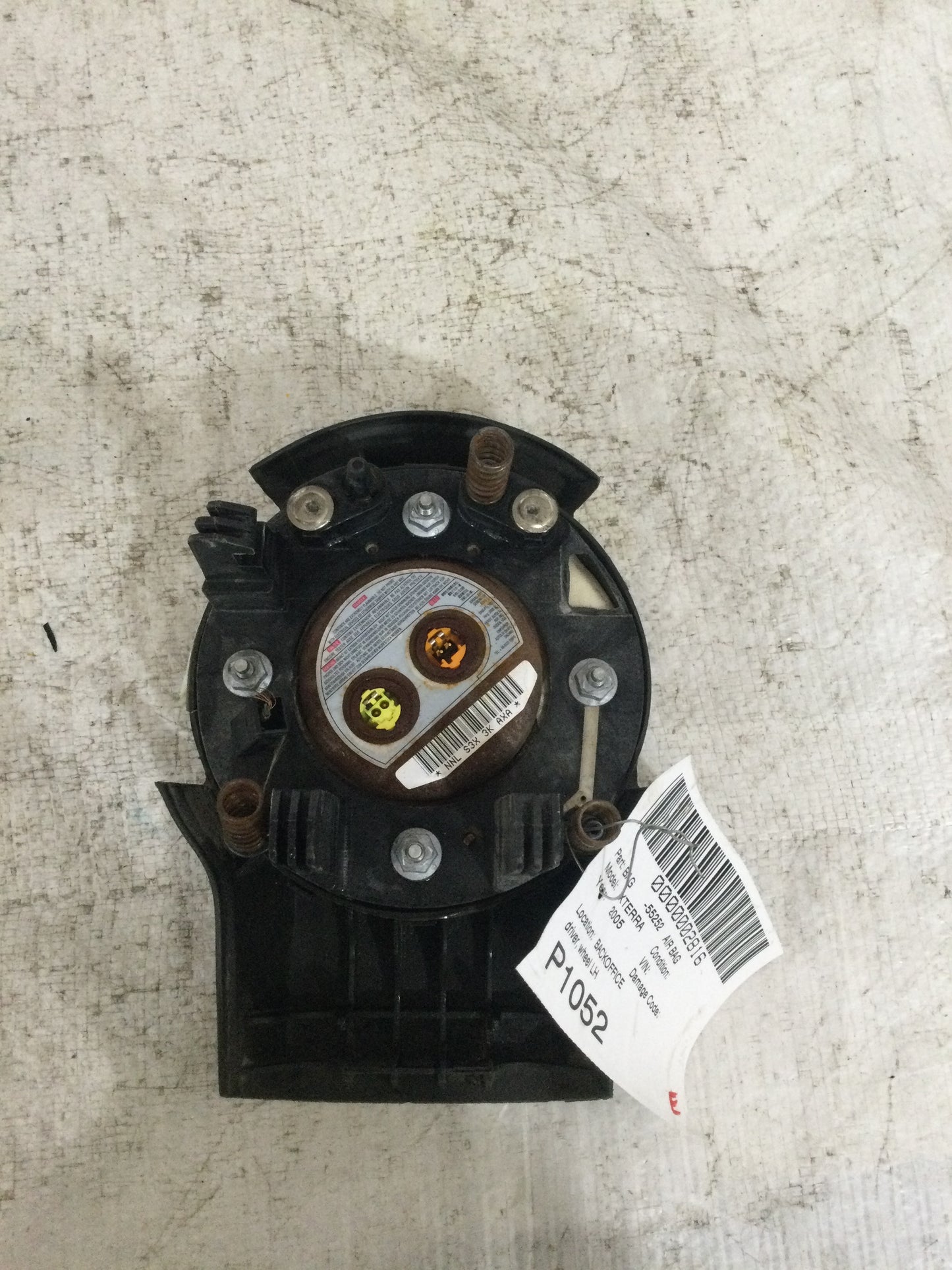 2005 NISSAN XTERRA DRIVER WHEEL AIRBAG