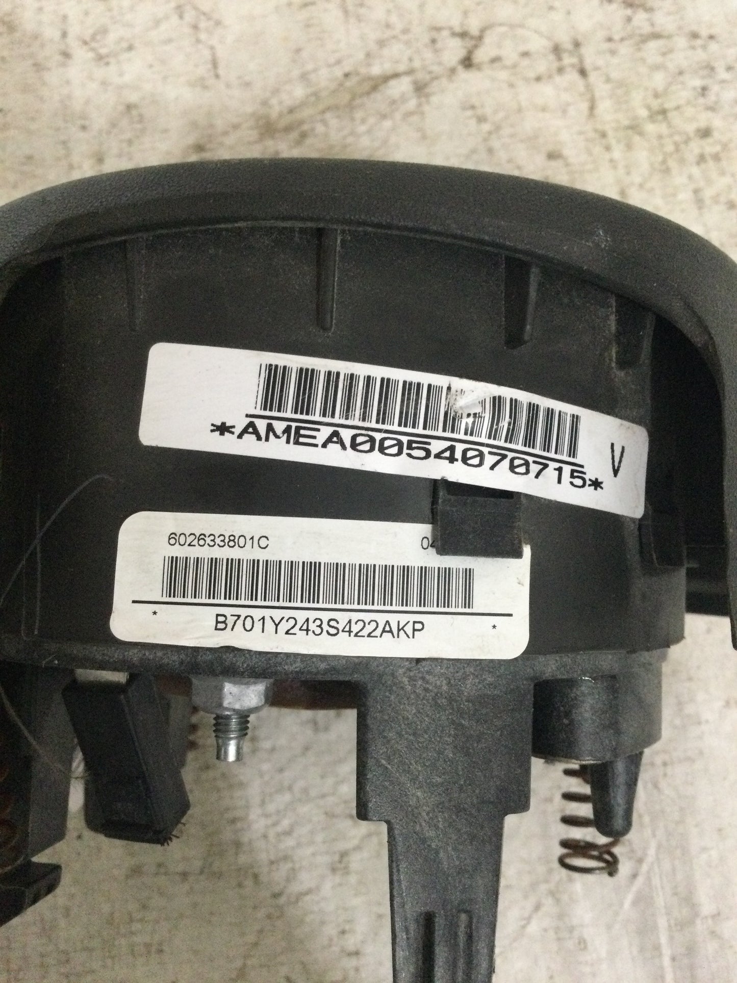 2005 NISSAN XTERRA DRIVER WHEEL AIRBAG