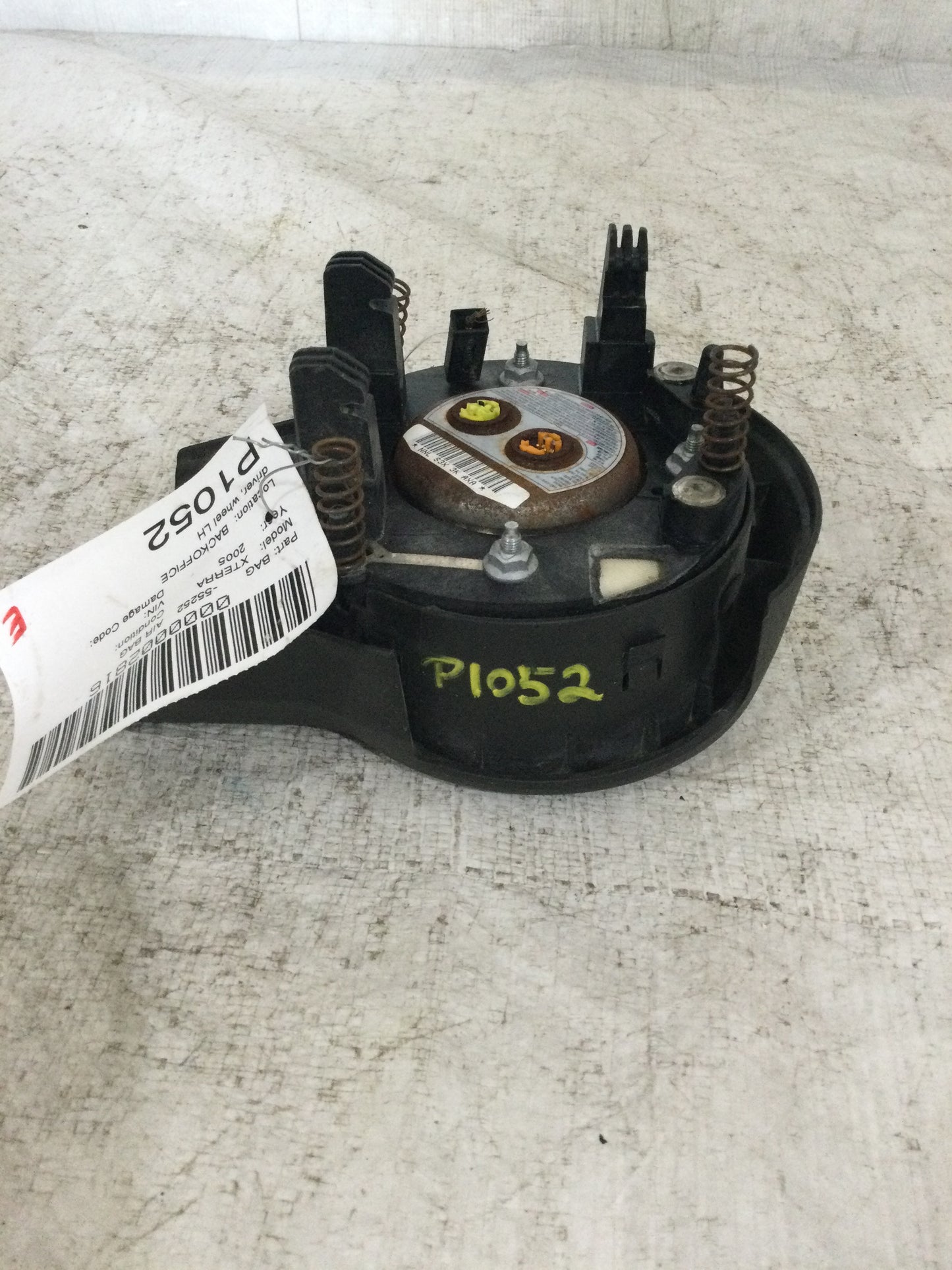 2005 NISSAN XTERRA DRIVER WHEEL AIRBAG
