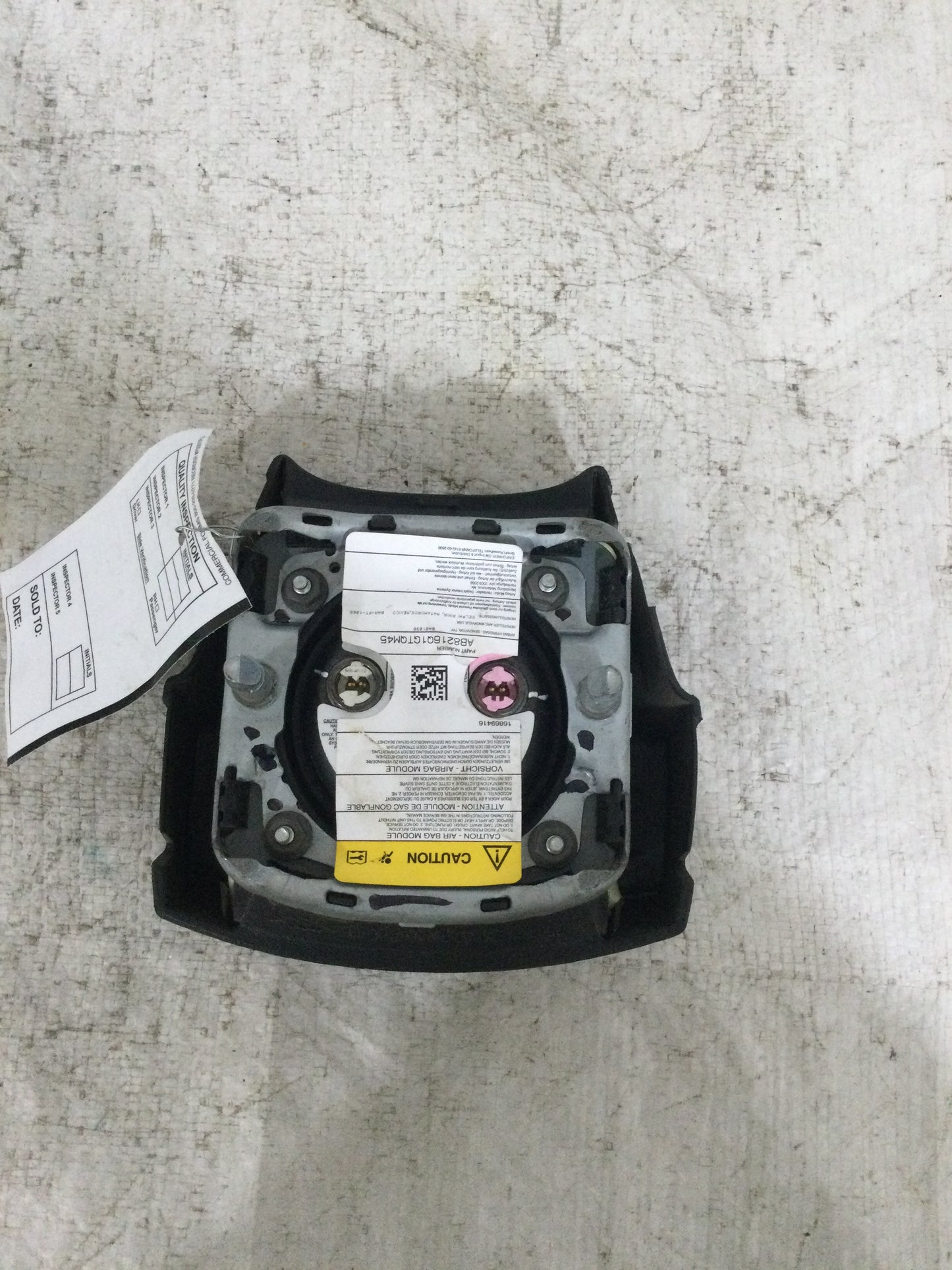 2006 GMC Sierra 2500 Driver Steering Wheel Airbag