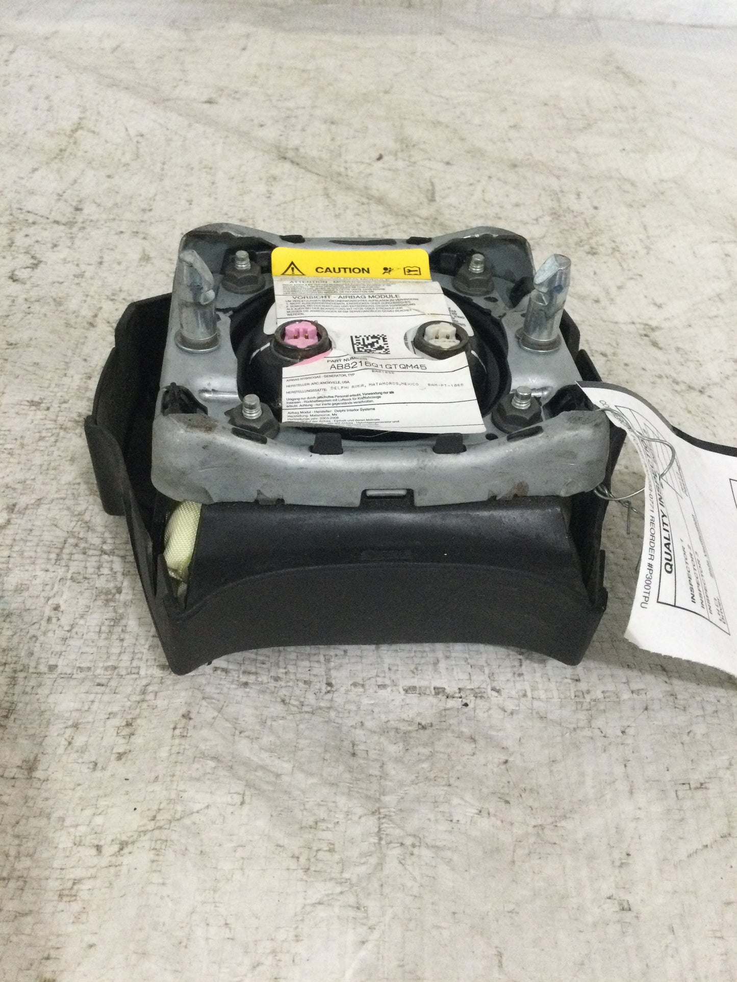2006 GMC Sierra 2500 Driver Steering Wheel Airbag