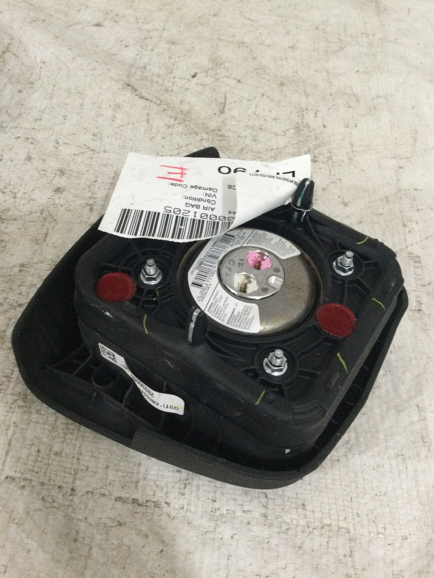 2012 CADILLAC CTS Driver Steering Wheel Airbag