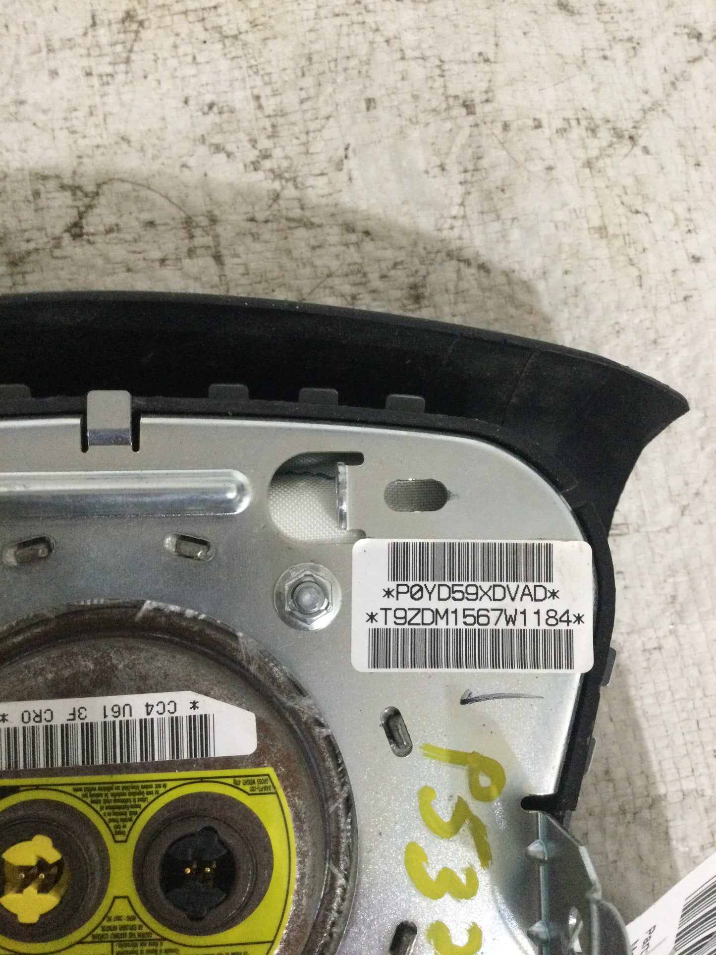 2008 JEEP PATRIOT DRIVER WHEEL AIRBAG