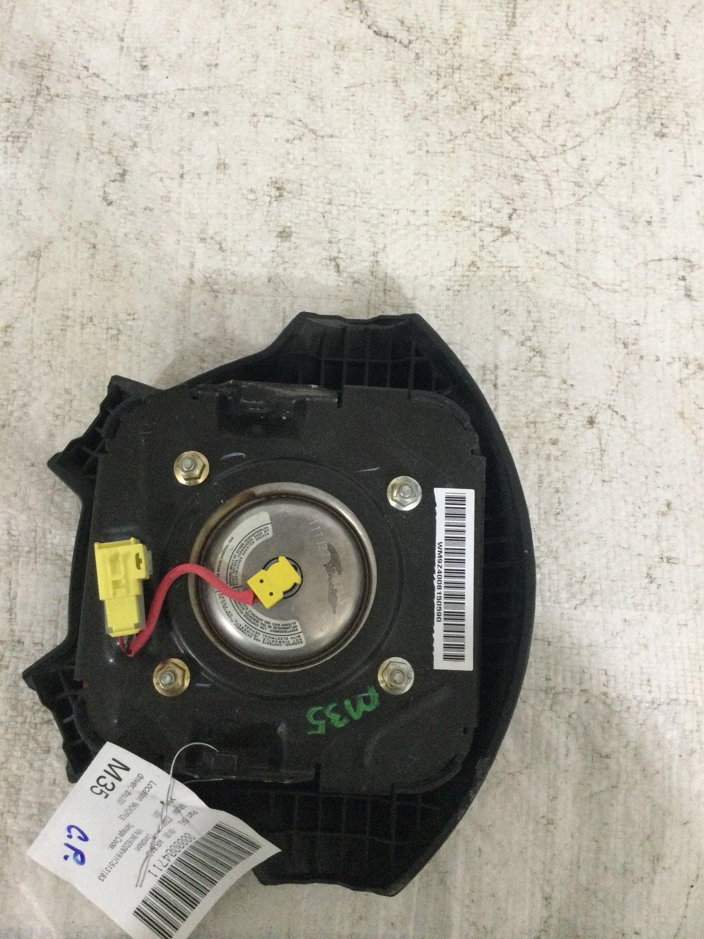 2001 NISSAN XTERRA DRIVER WHEEL AIRBAG