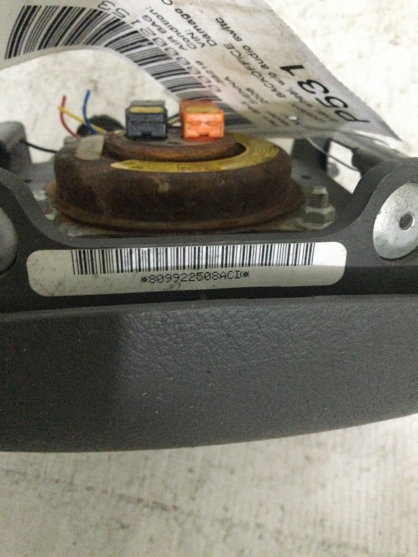 2006 TOYOTA SIENNA DRIVER WHEEL AIRBAG