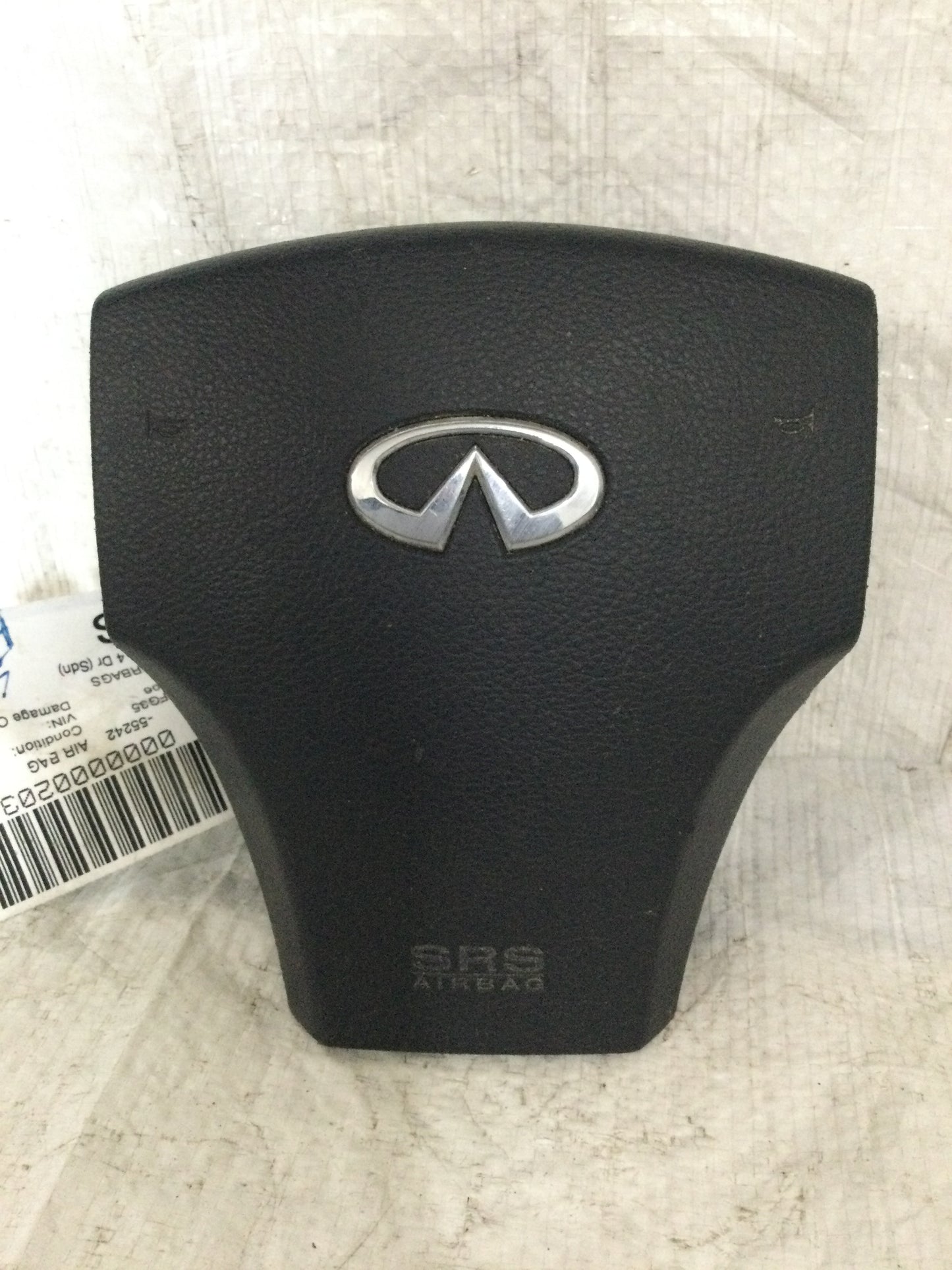 2006 INFINITI G35 DRIVER WHEEL AIRBAG