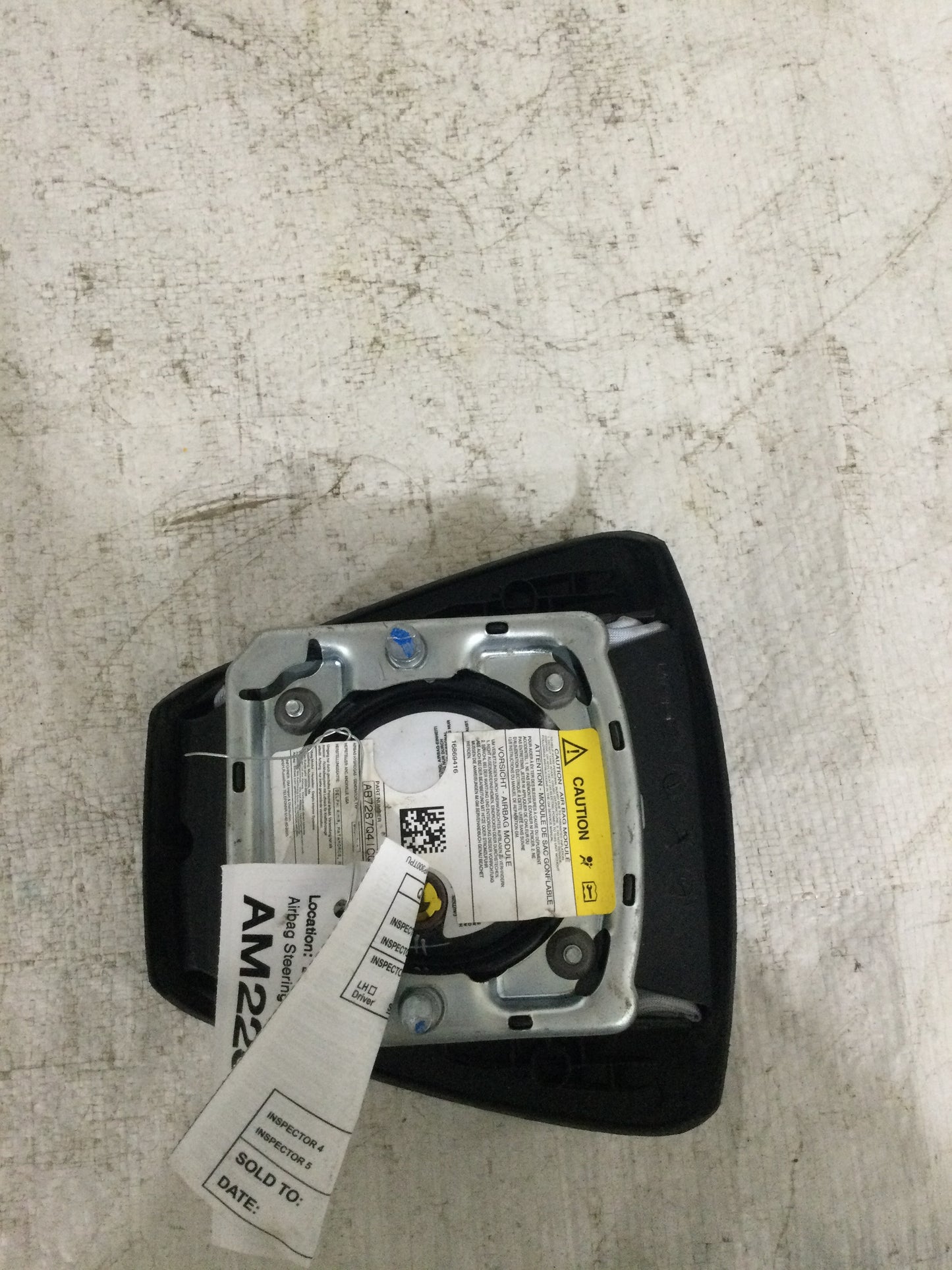 2008 CHEVROLET 2500 SILVERADO PICKUP DRIVER WHEEL AIRBAG