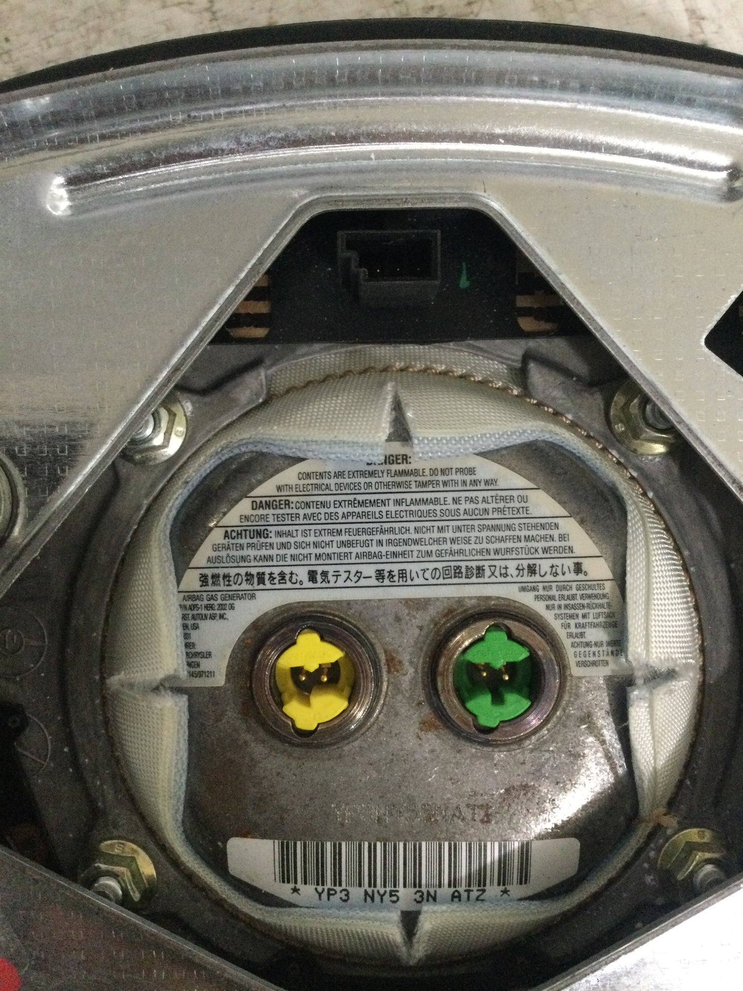 2003 MERCEDES C-CLASS DRIVER WHEEL AIRBAG