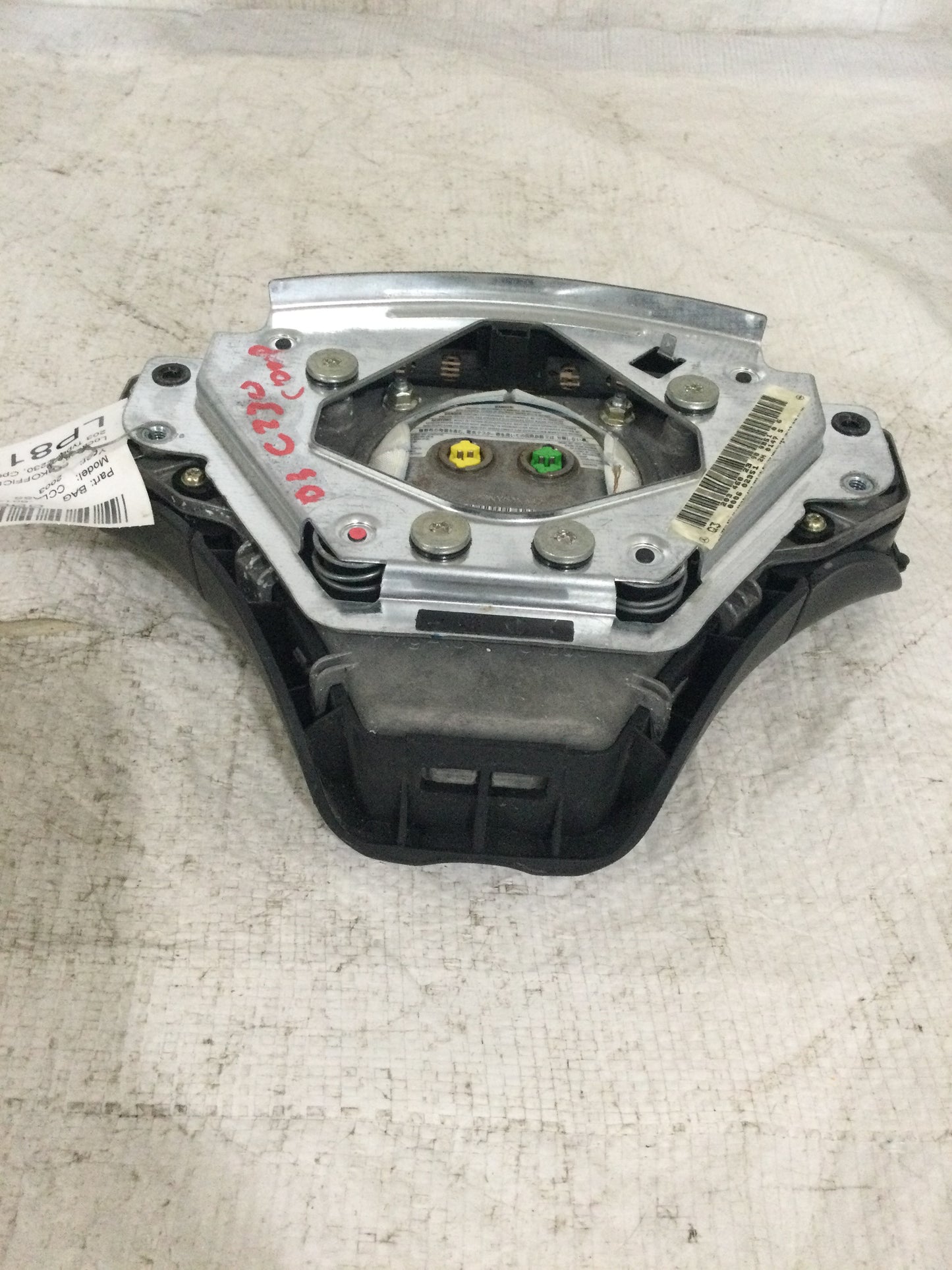 2003 MERCEDES C-CLASS DRIVER WHEEL AIRBAG