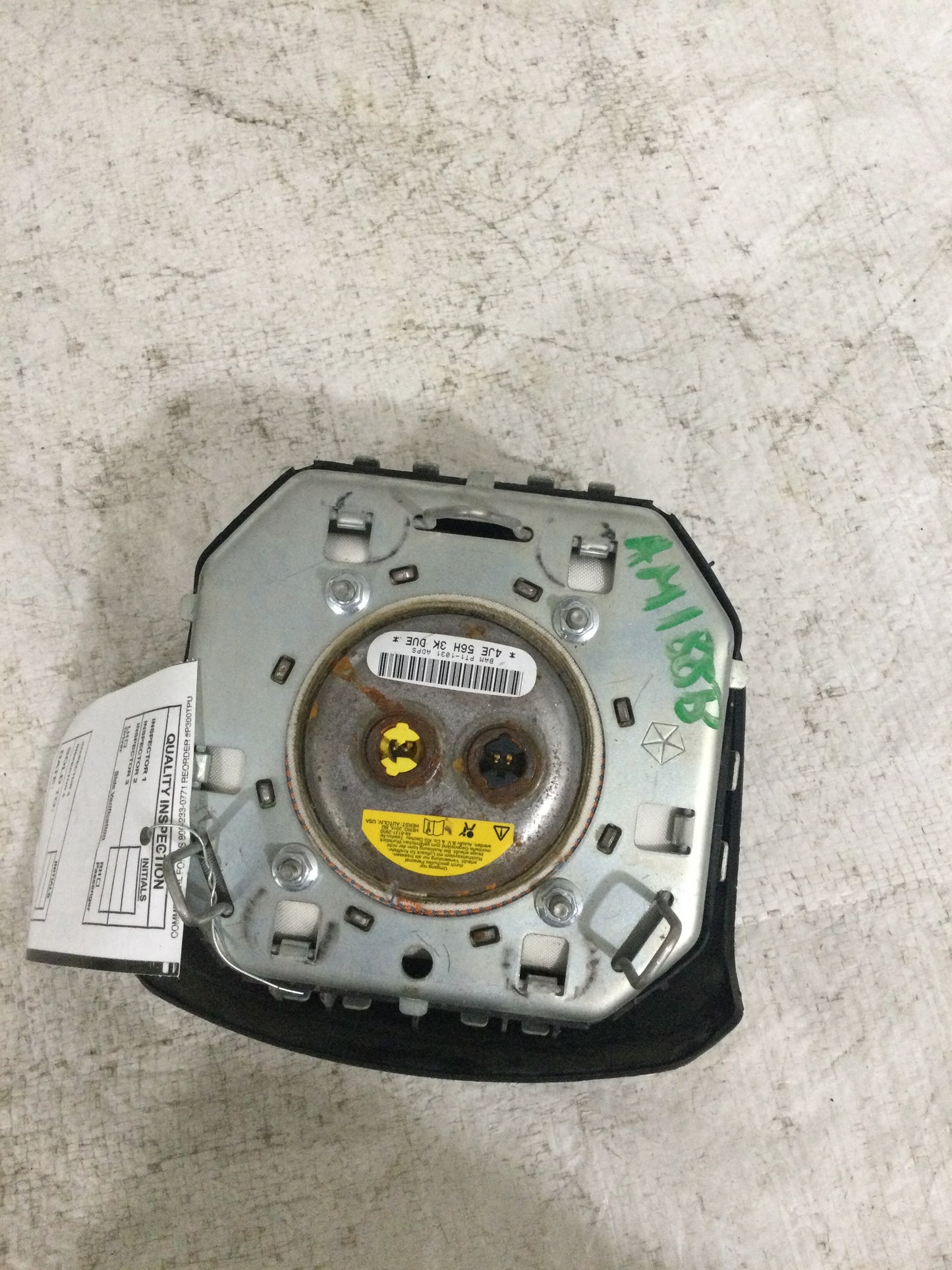 2016 DODGE RAM PICKUP 3500 DRIVER WHEEL AIRBAG
