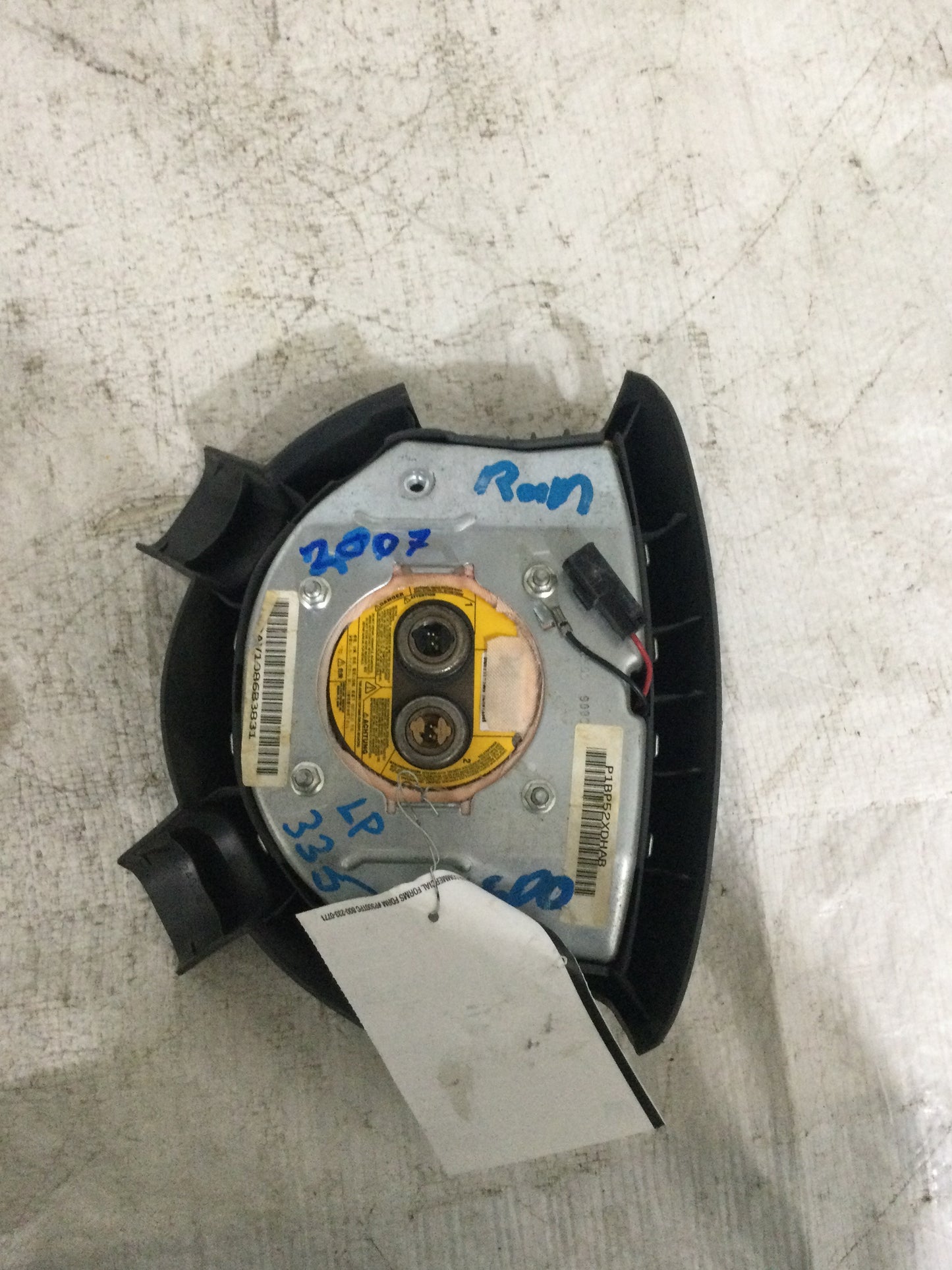 2007 DODGE RAM PICKUP 1500 DRIVER WHEEL AIRBAG