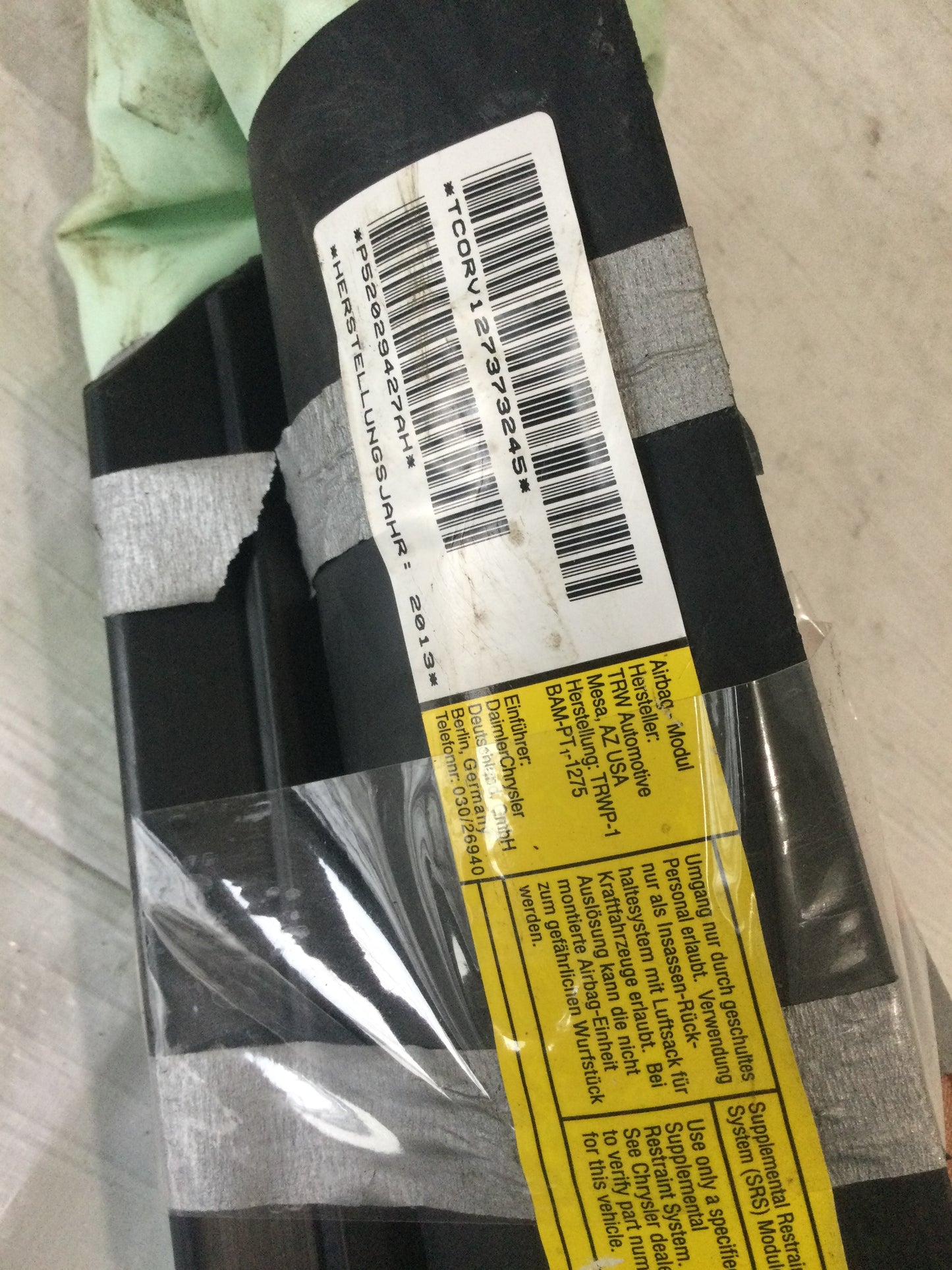 Dodge 1500 Crew Cab 5.7 Hemi V8 Roof curtain airbag, left 52029427AH