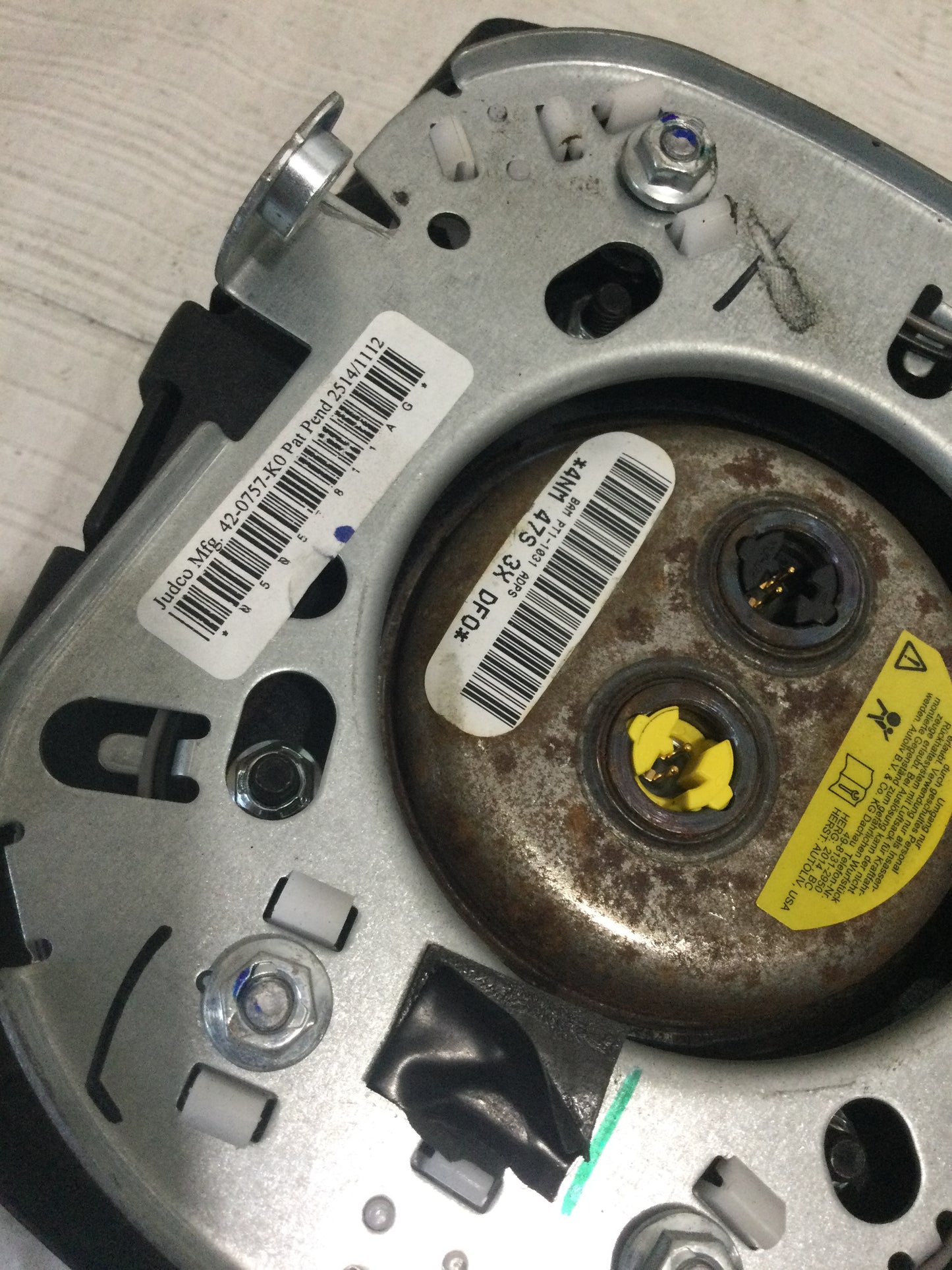 13-16 TOWN COUNTRY FRONT LEFT DRIVER STEERING WHEEL AIRBAG AIR BAG P1QK22DX9AG