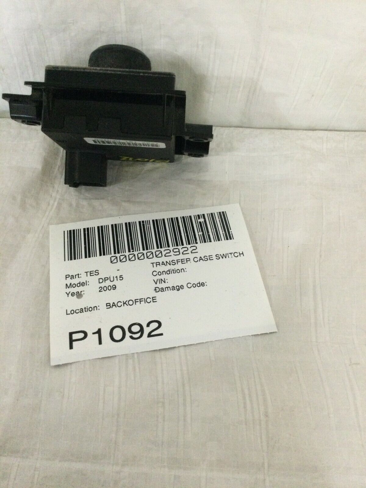 2007-2009 Dodge Ram 1500 Transfer Case Switch 68021674AA OEM 