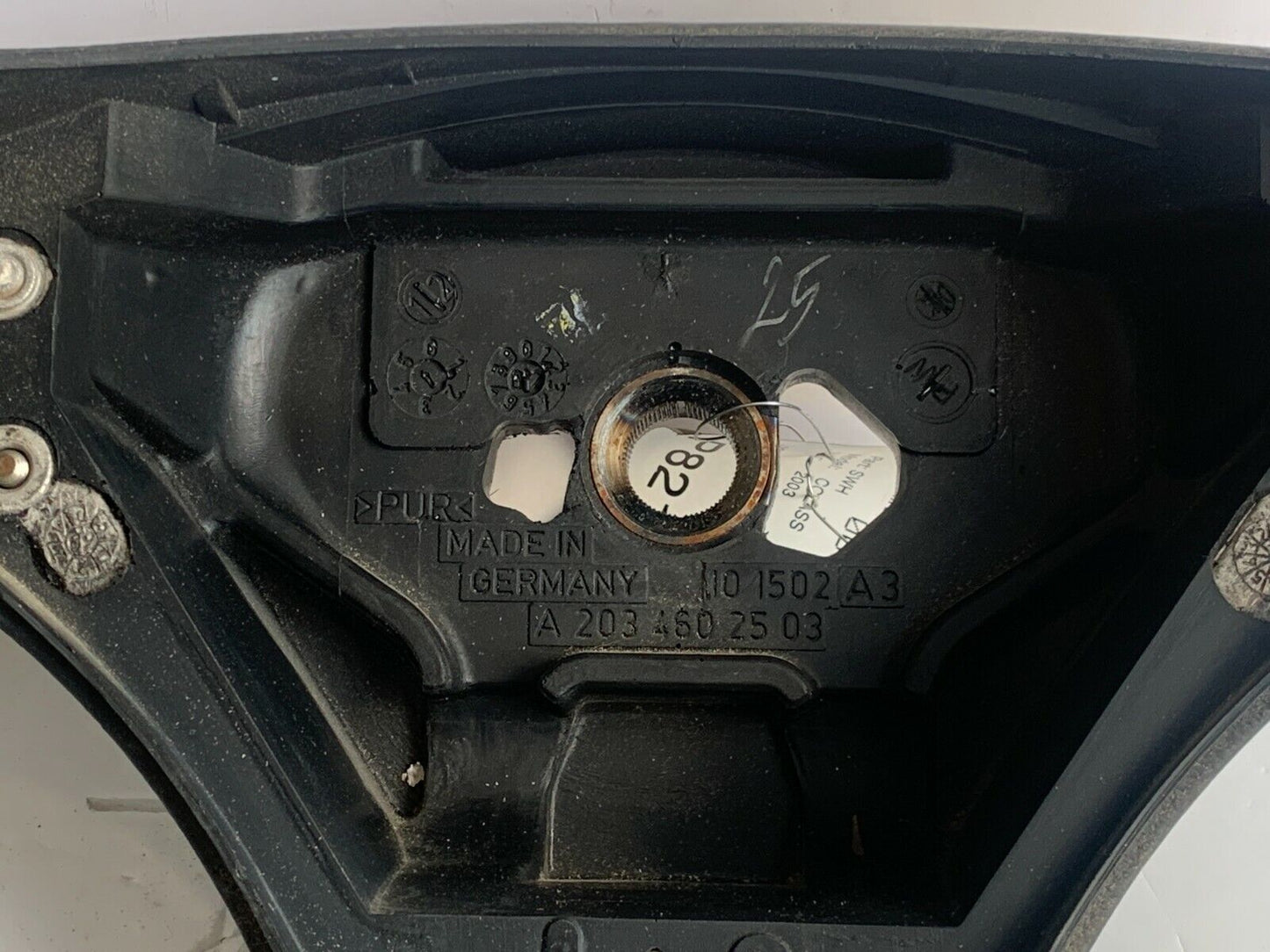 2002-2005 Mercedes-Benz A203 C240 C230 Black Leather Steering OEM 