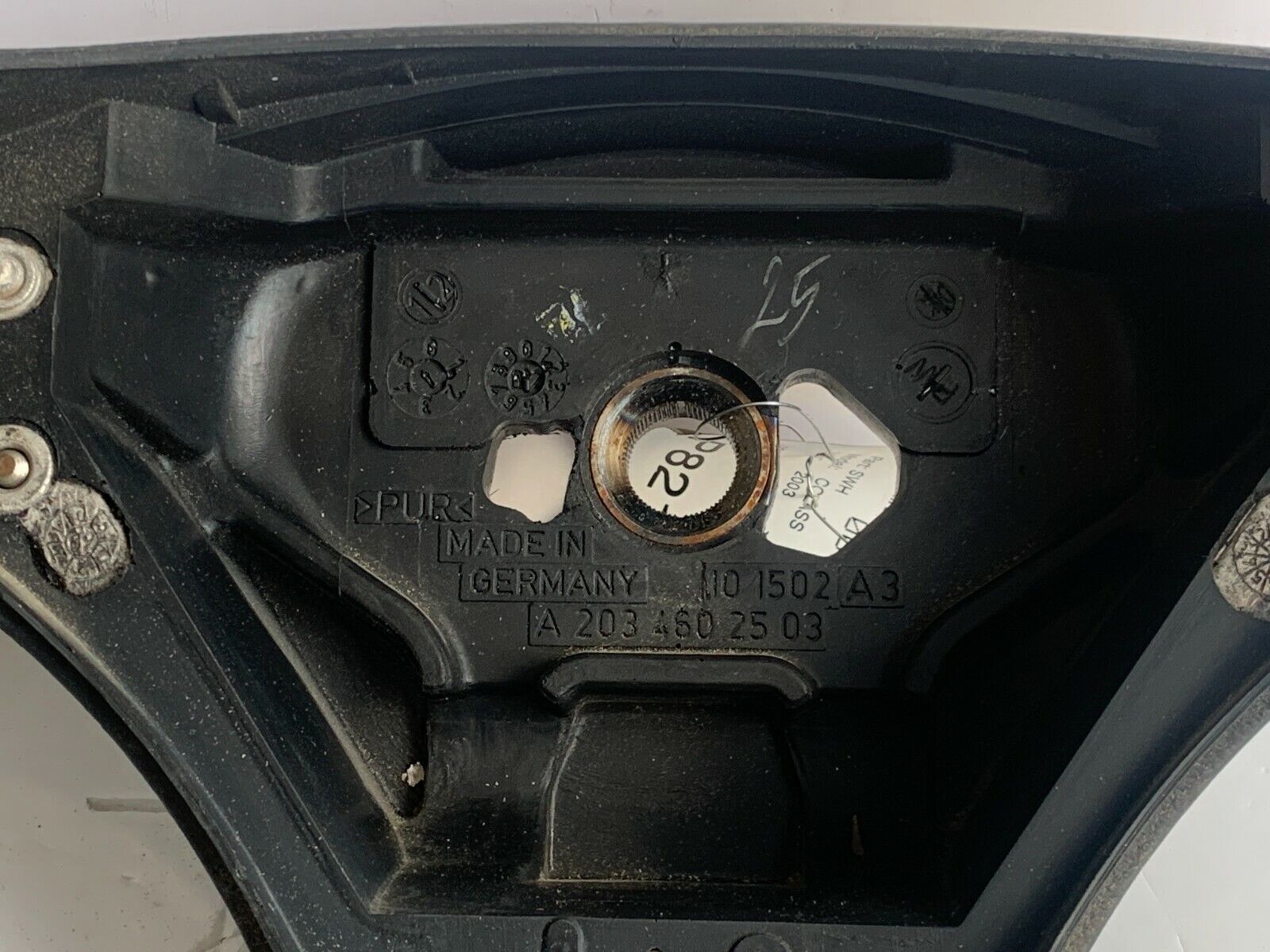 2002-2005 Mercedes-Benz A203 C240 C230 Black Leather Steering OEM 