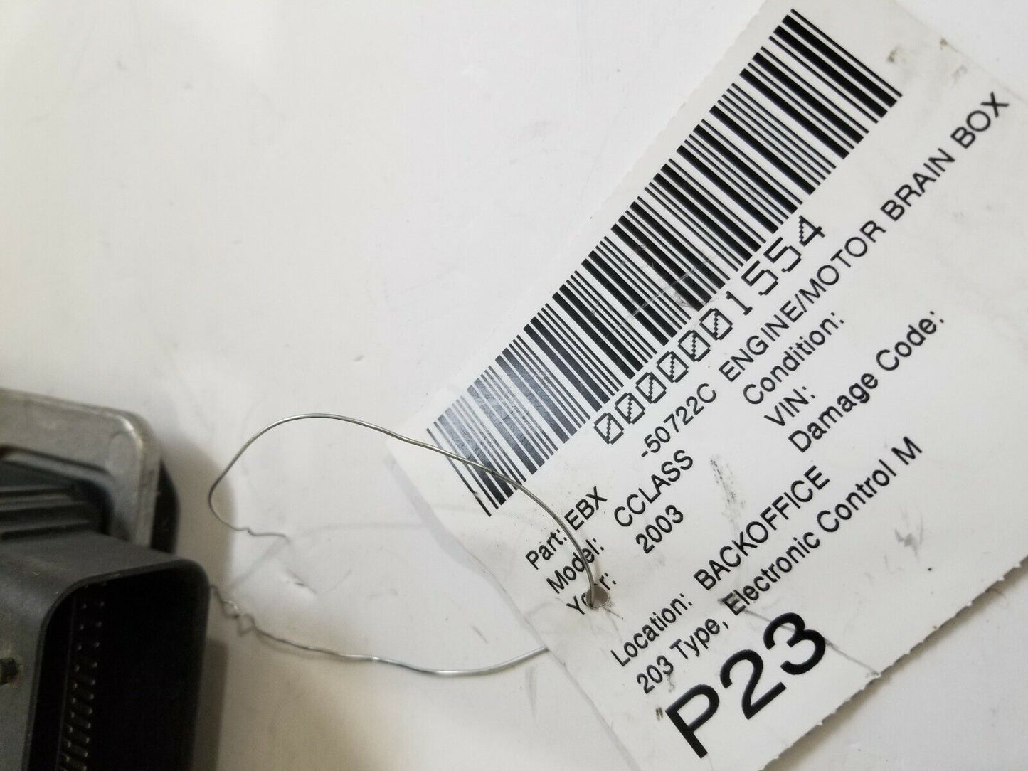 2003-2005 Mercedes W203 C230 Engine Control Unit ECU Module 2711535879 OEM