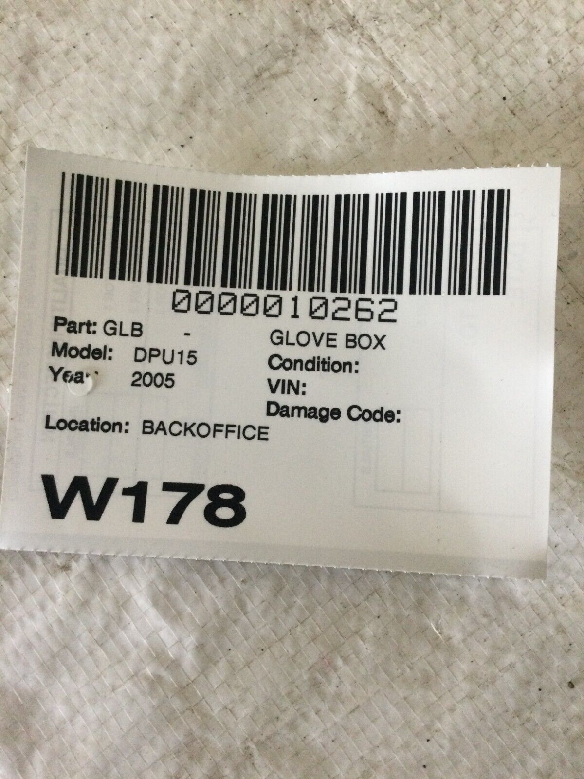 2002-2005 Dodge Ram 1500 2500 3500 Glove Box Dark Charcoal OEM 5GT18TRM