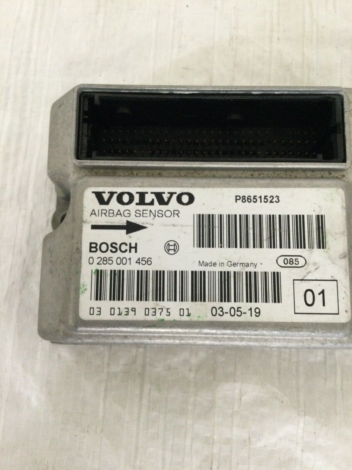 2004 Volvo S60 SRS Control Module 8651523 OEM