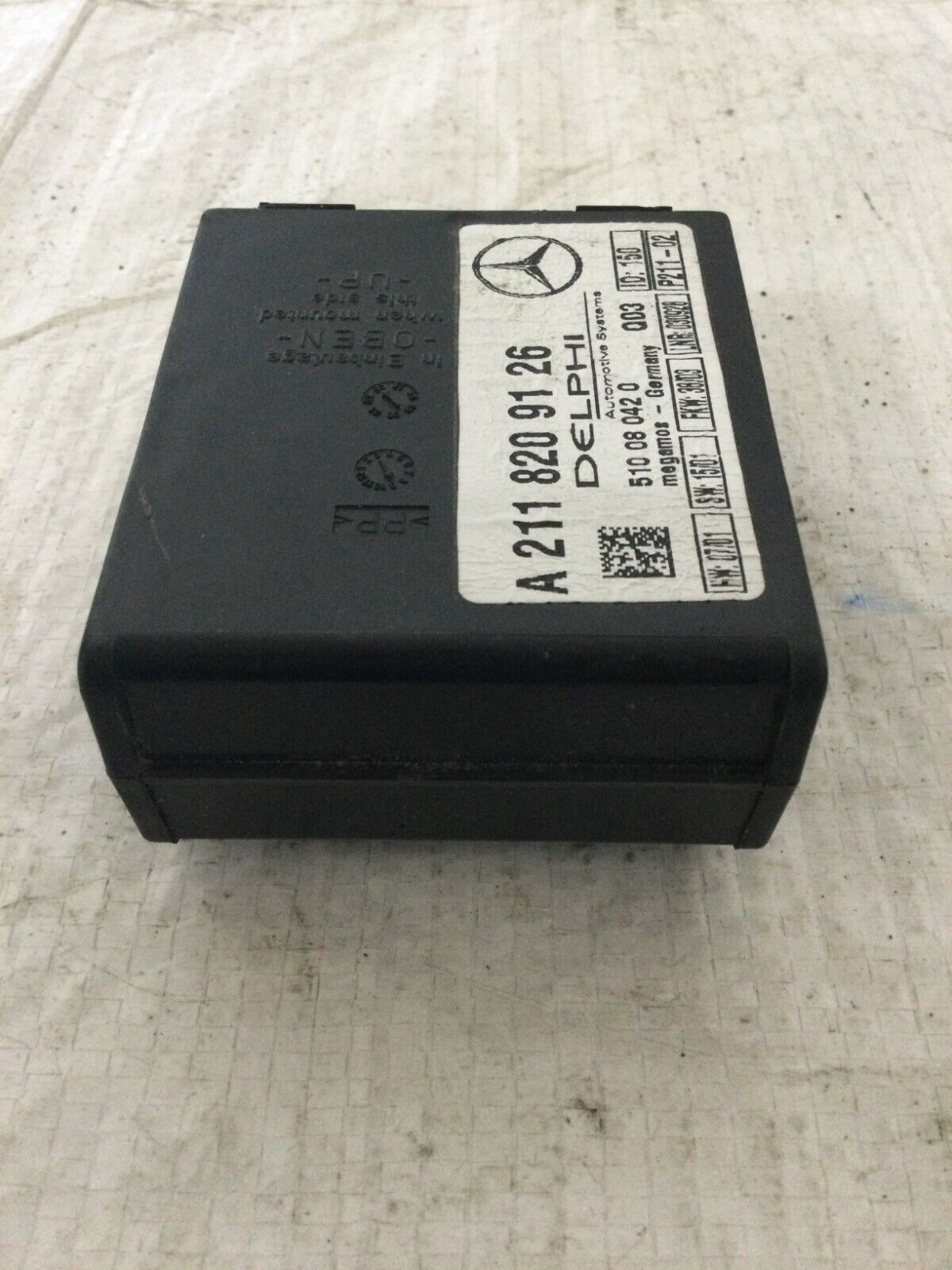 2004 Mercedes Benz S430 Theft Locking Control Module 2118209126 OEM