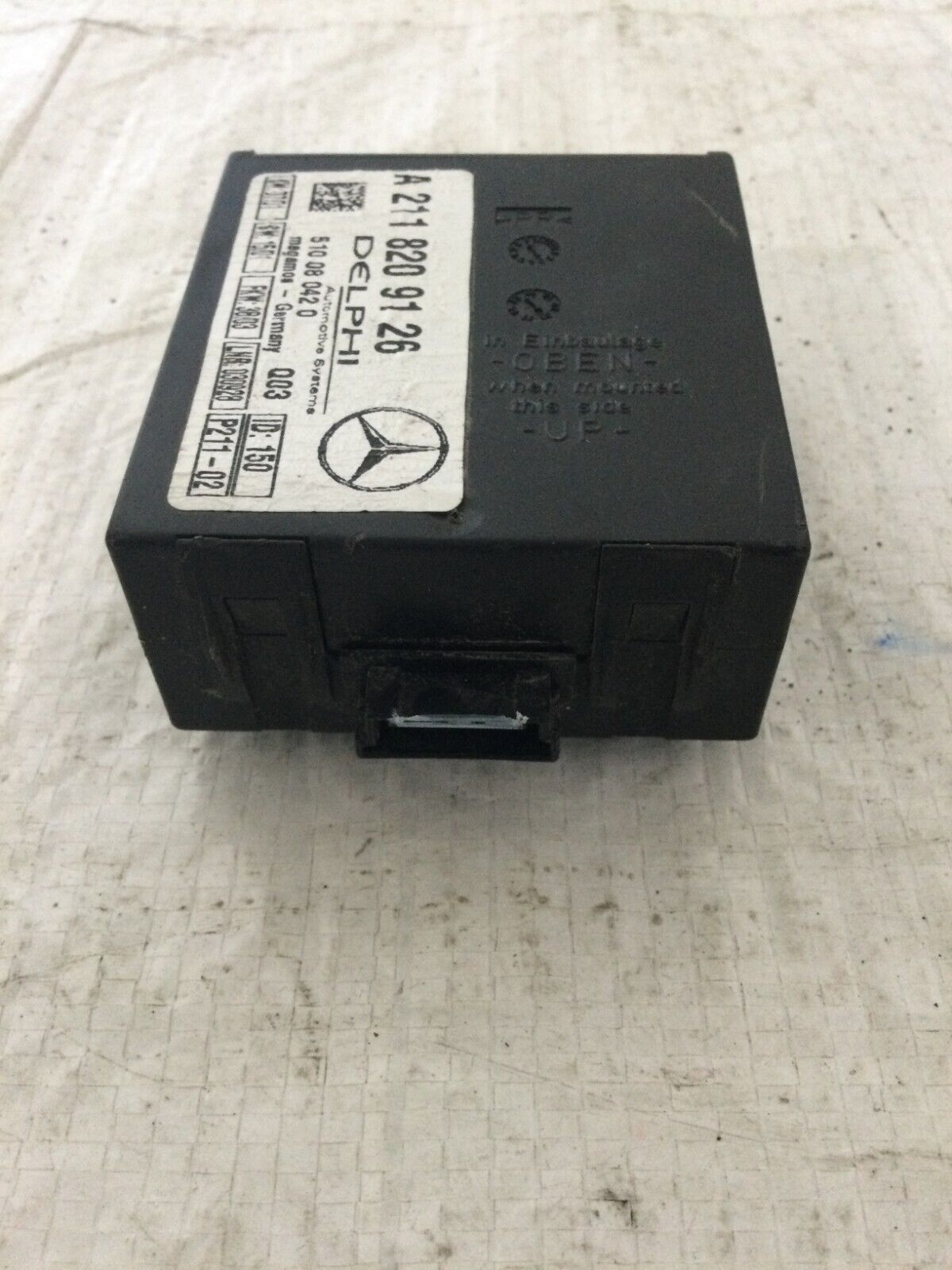 2004 Mercedes Benz S430 Theft Locking Control Module 2118209126 OEM