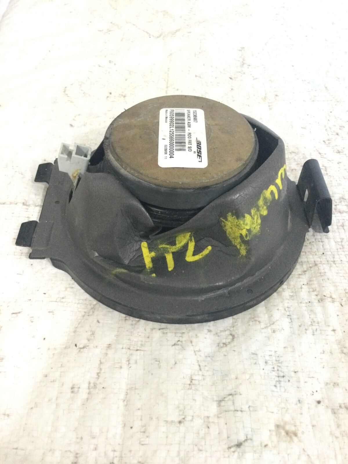 2005-2007 Hummer H2 Front Door Speaker OEM 15236987