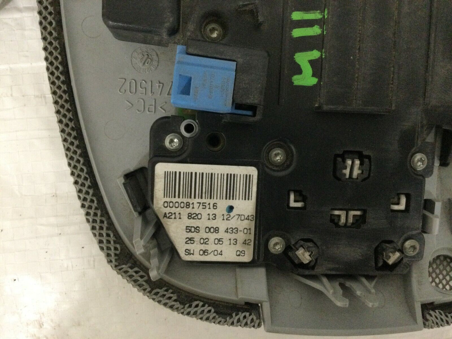 2003-2006 Mercedes Benz W211 E55AMG Panorama Rear Interior Dome Light Set OEM