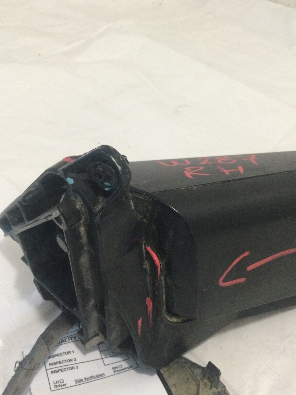 2018 Dodge Ram 2500 3500 Power Heated Right Passennger Tow Mirror OEM (DAMAGED)