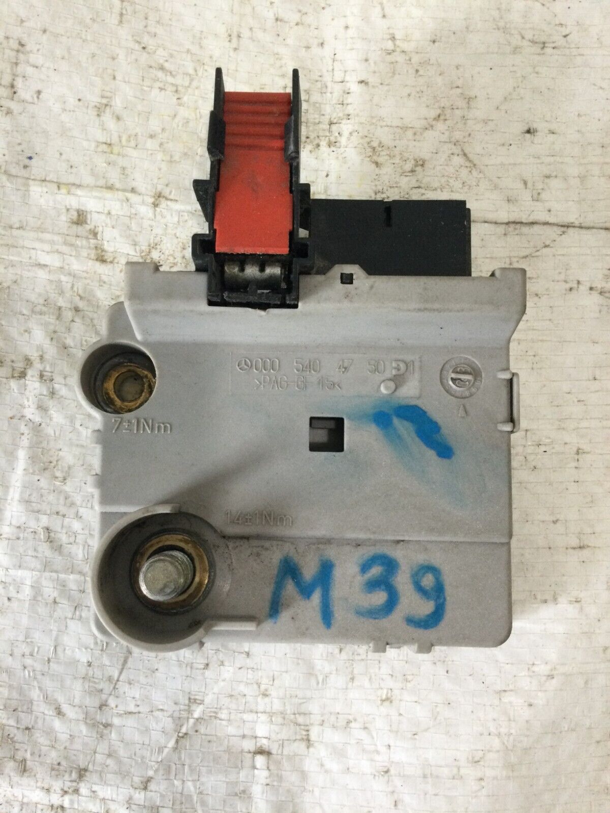 2004 Mercedes Benz S430 Rear Fuse Relay Junction Box 0005404750 OEM