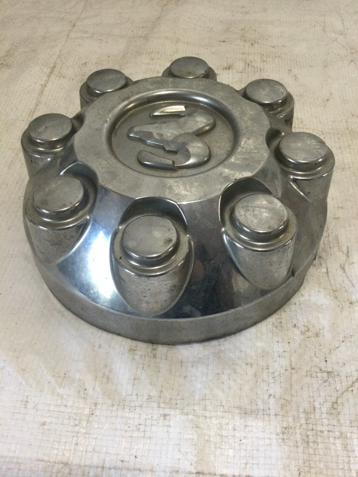 OEM Chrome 8 Lug Dodge Ram 1500 2500 3500 Wheel Center Cap 17" 52121450AD Hubcap