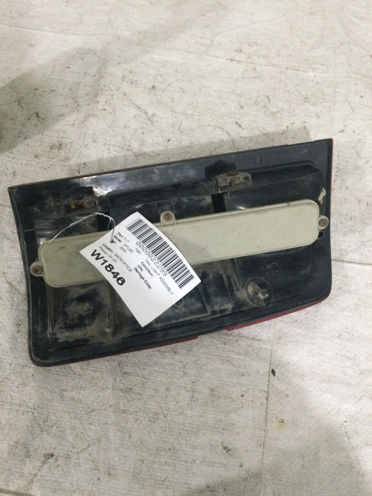 2004 Dodge Ram 2500 Left Tail Light 55077117 OEM MARKED DAMAGE