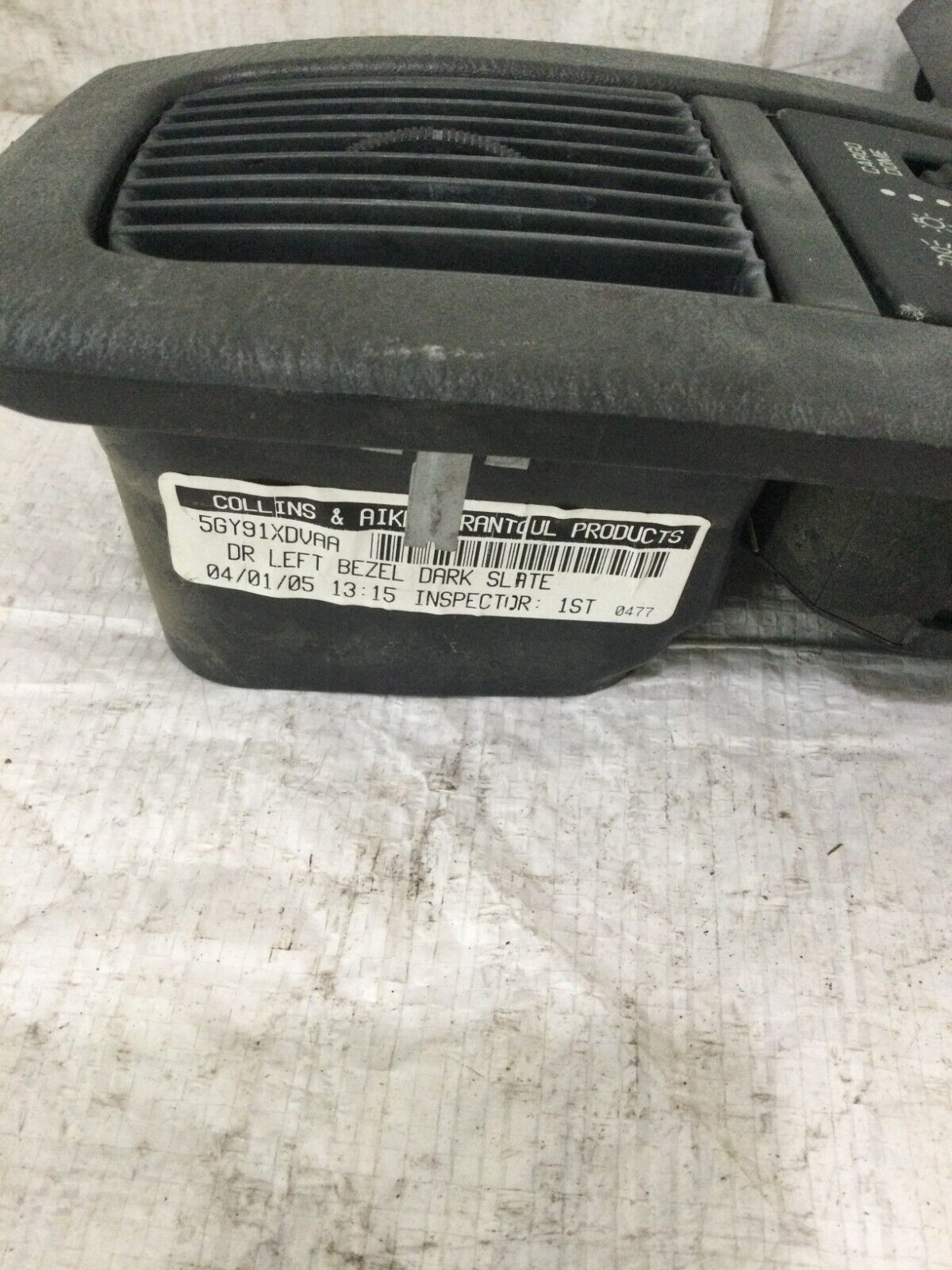 2005 Dodge Ram 1500 2500 Headlight Switch Bezel W/ Air Vent OEM 5GY91XDVAA