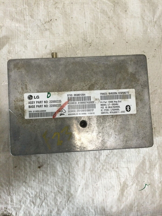 2013 Chevrolet Silverado 1500 Communication Control Module 22898335 OEM