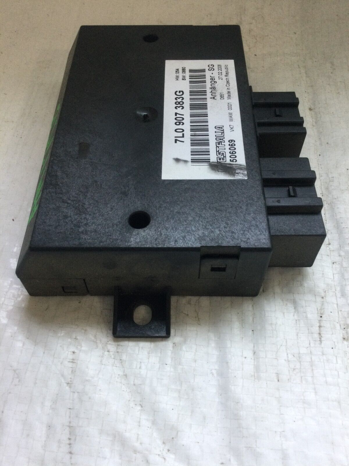 2007 Volkswagen Touareg Towing Trailer Control Module 7L0907383G OEM