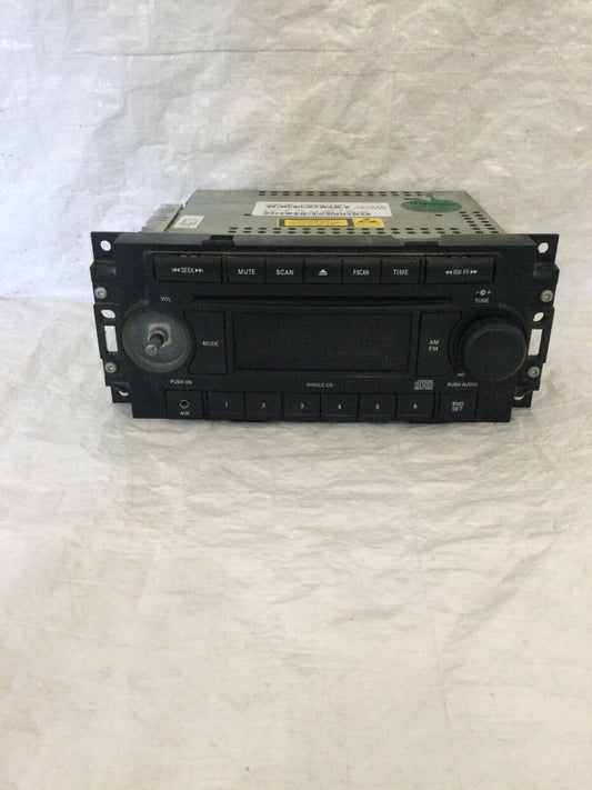 2008 Dodge Ram 1500 Radio 6 Disc CD Stereo Head Unit 05064173AM OEM