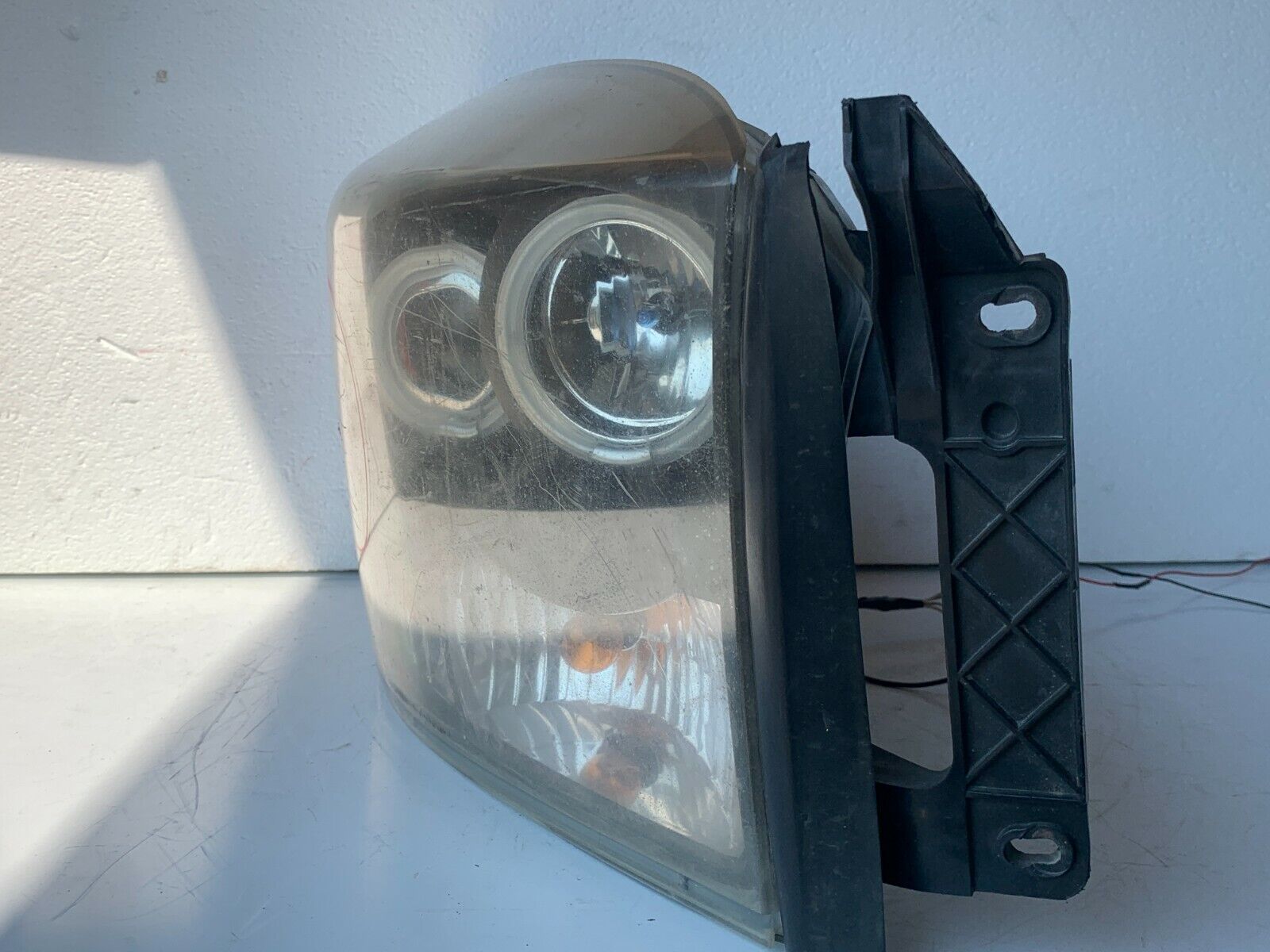 2006-2008 Dodge Ram 1500 2500 3500 Pickup Black Headlights Lamps Right RH 