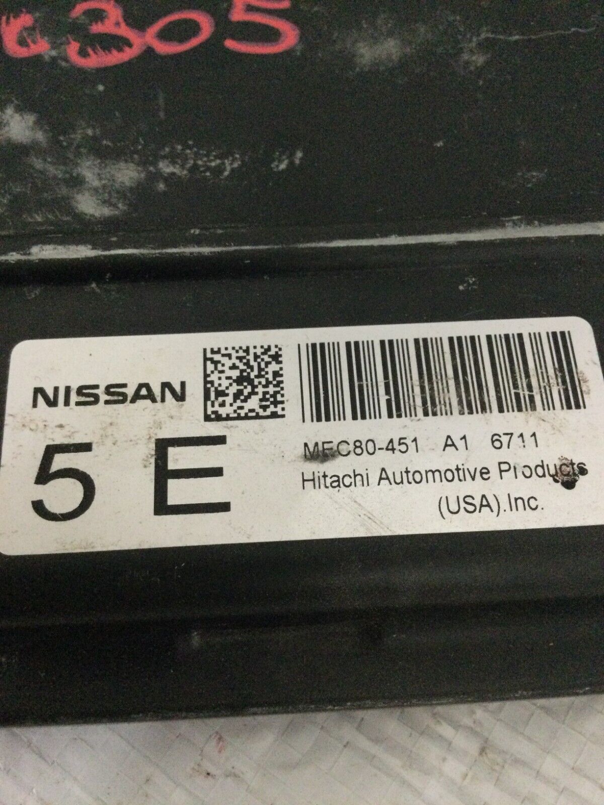 2006 Nissan Pathfinder Engine Control Module Unit Ecm MEC80-451 A1 6711 OEM