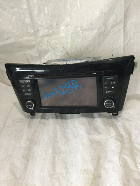 2016 Nissan Rogue AM FM CD Player Navigation Radio 259159TB3A OEM