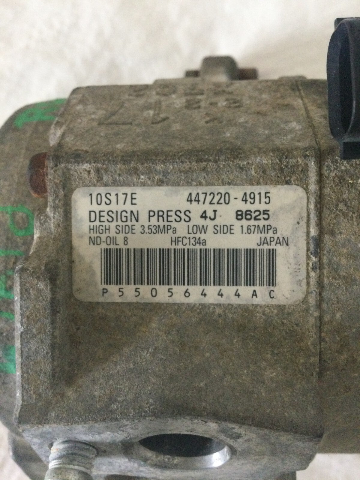 2007 Dodge Ram 1500 A/C Compressor OEM 4.7L  55056444AC