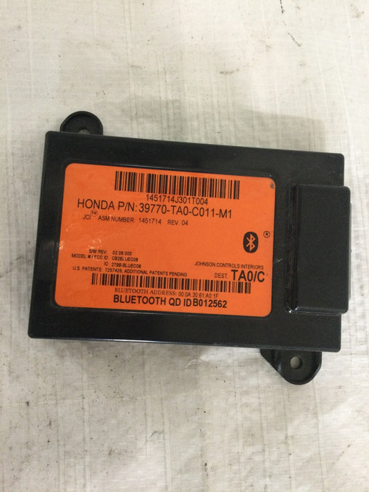 2008 Honda Accord Communication Bluetooth Module OEM 39770-TA0-C011-M1