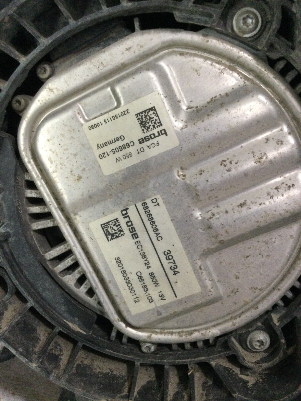 2019 2020 2021 2022 2023 Ram 1500 Radiator Cooling Fan Assembly OEM
