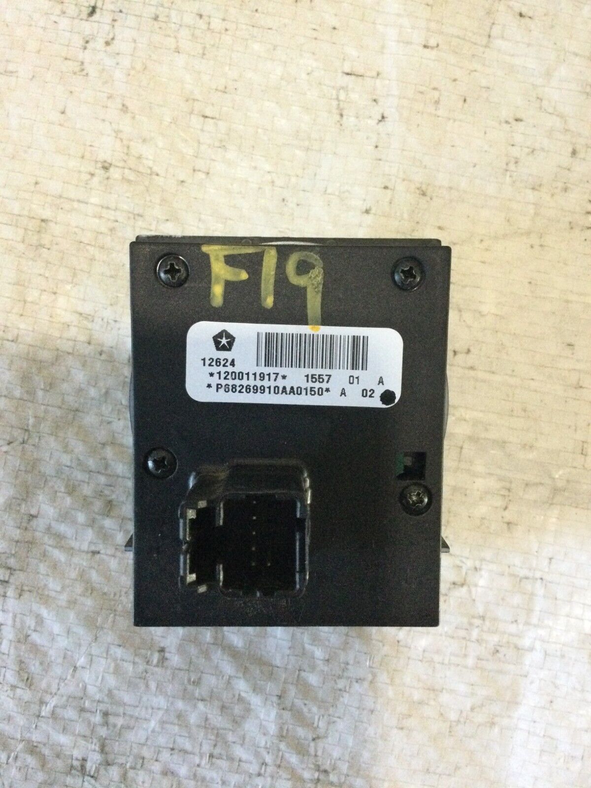2018 RAM 1500  Dash Head Light Switch  68269910AA OEM